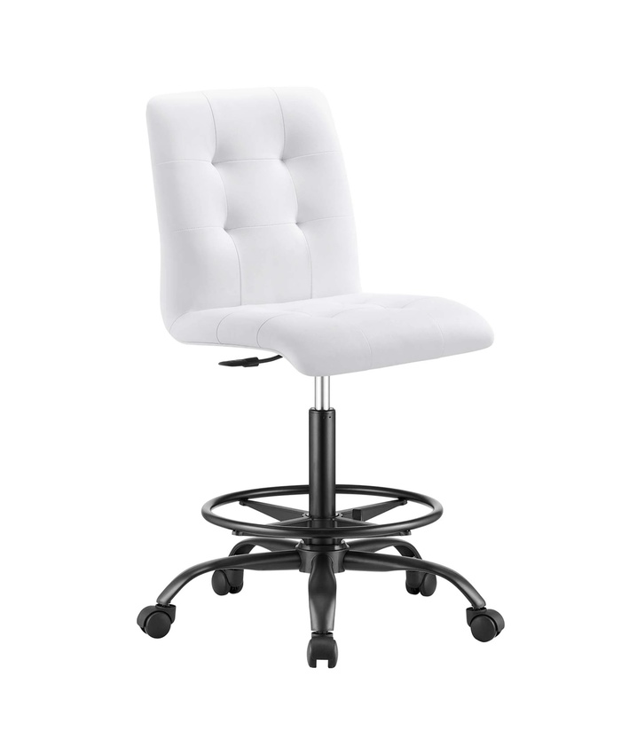 Drafting Chair In Black White