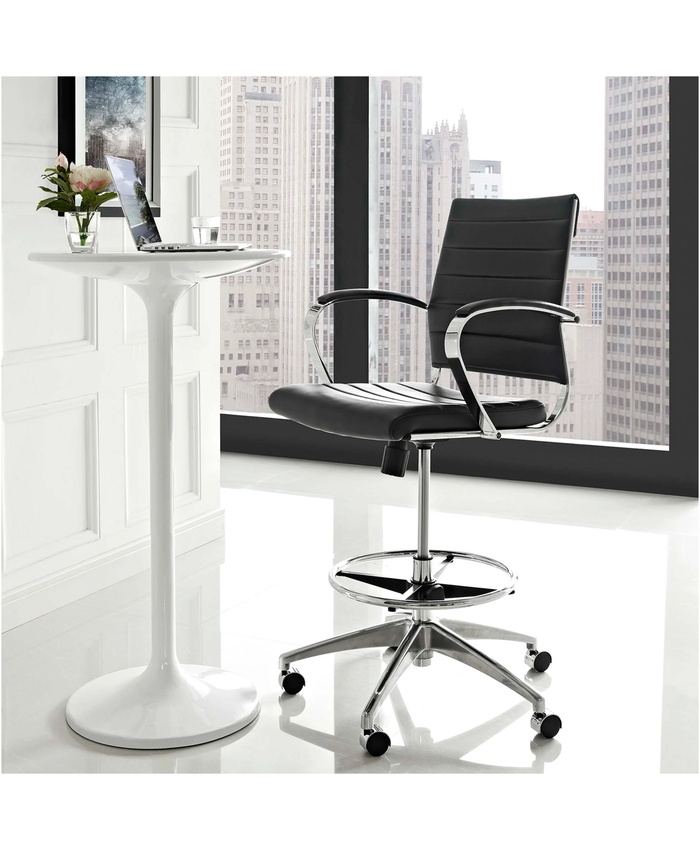 Jive Drafting Chair In Black