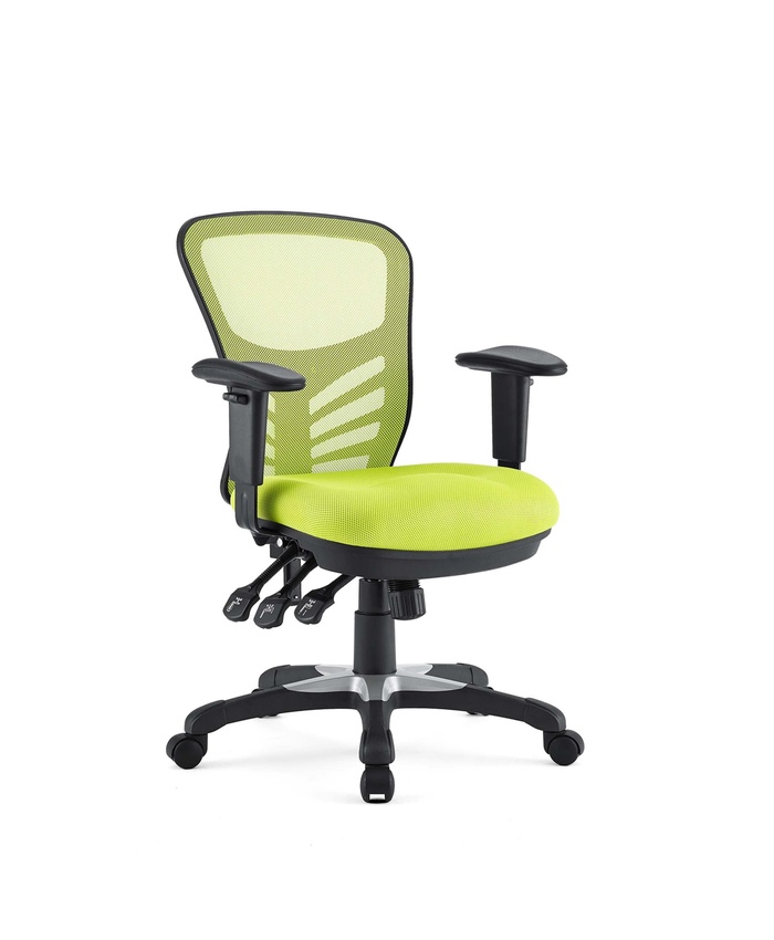 Articulate Mesh Office Chair In Green
