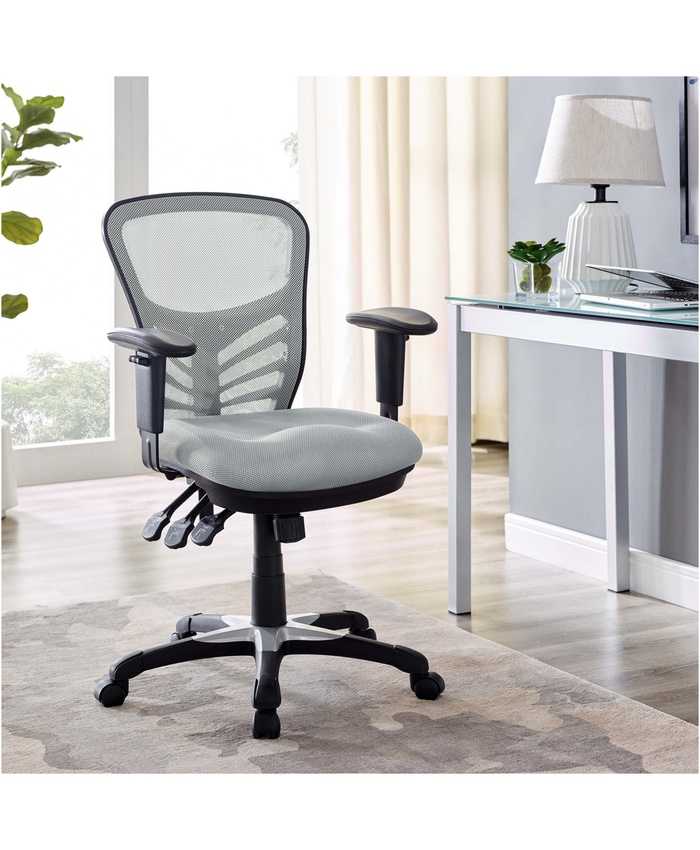 Articulate Mesh Office Chair In Gray