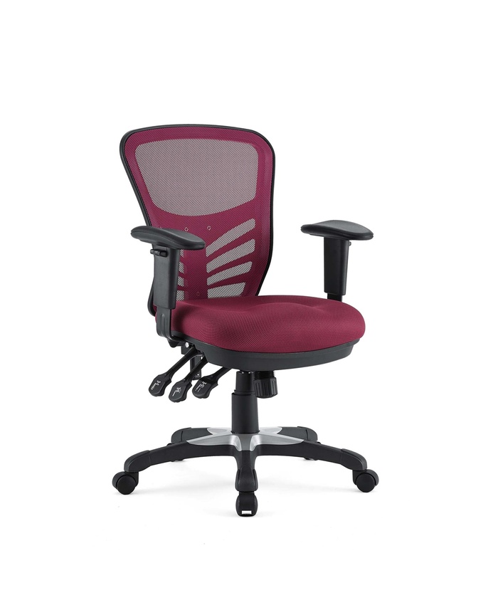 Articulate Mesh Office Chair in Red