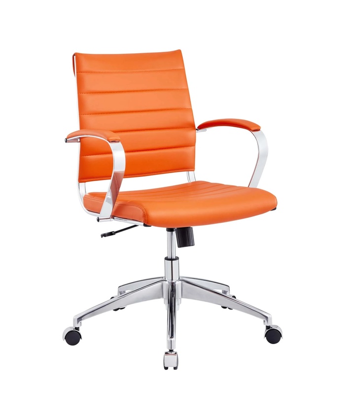 Jive Mid Back Office Chair in Orange