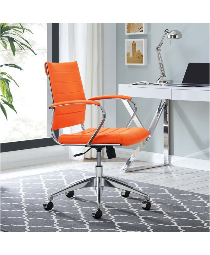 Jive Mid Back Office Chair In Orange