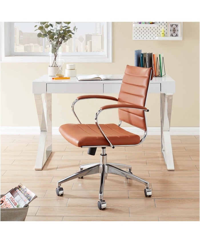 Jive Mid Back Office Chair In Terracotta