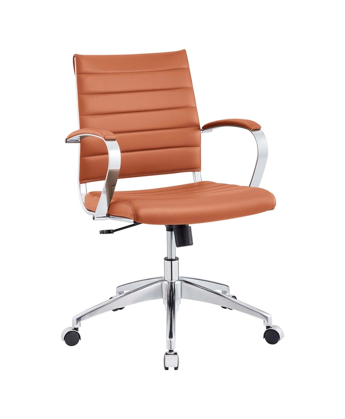 Jive Mid Back Office Chair In Terracotta