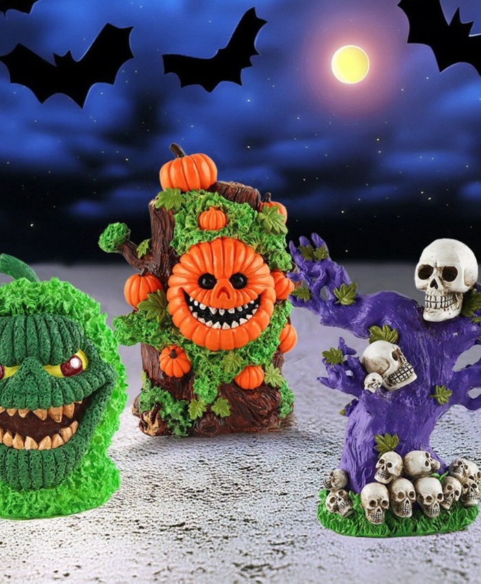 Monster Head Resin Ornament