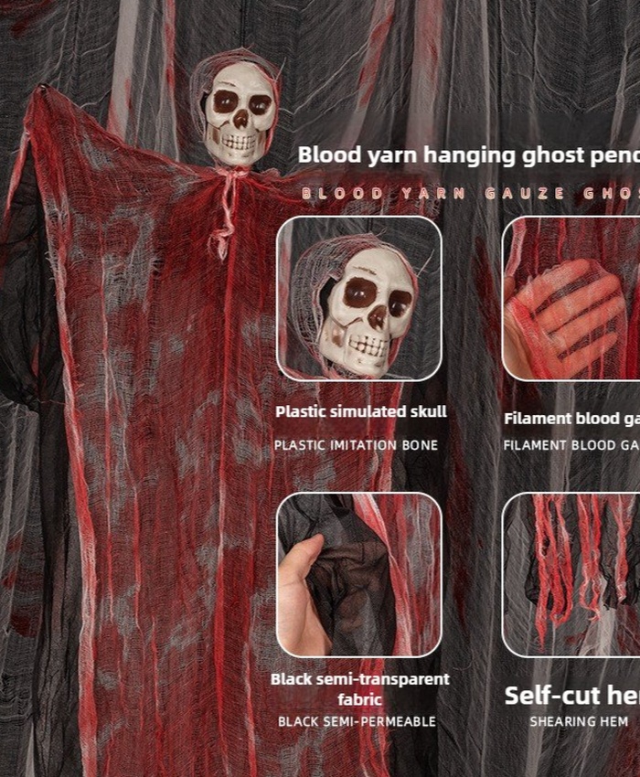 Halloween Hanging Skull Ghost Decorations