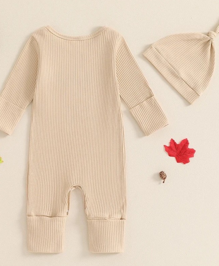 Baby Boys Halloween Romper with Hat