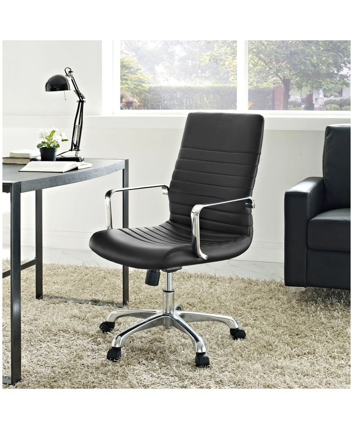 Finesse Mid Back Office Chair In Black