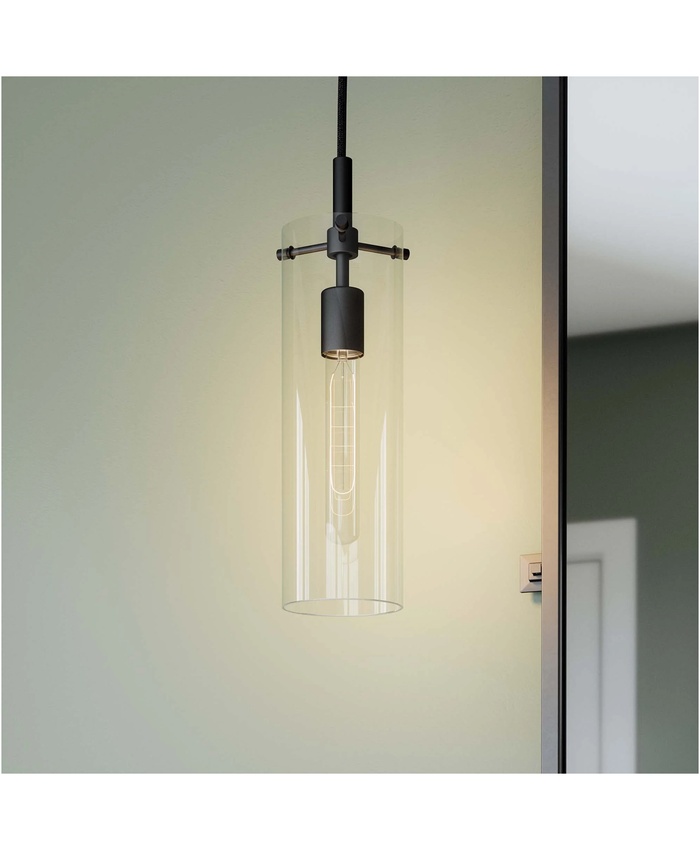 Skylark Pendant Light In Clear Black