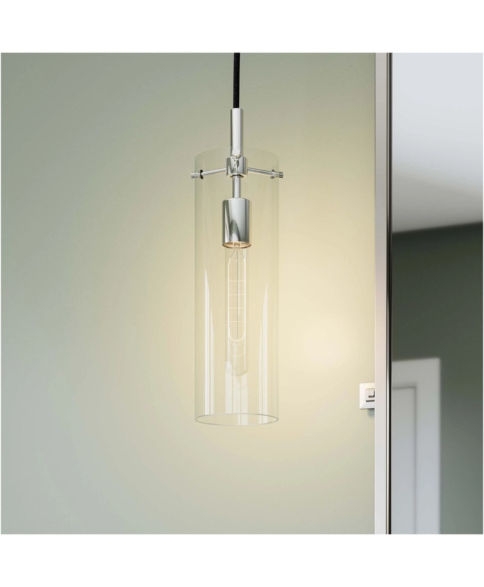 Skylark Pendant Light In Clear Polished Nickel