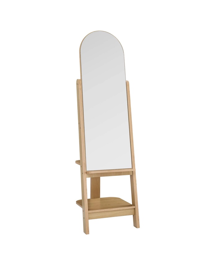 Ascend Standing Mirror In Oak