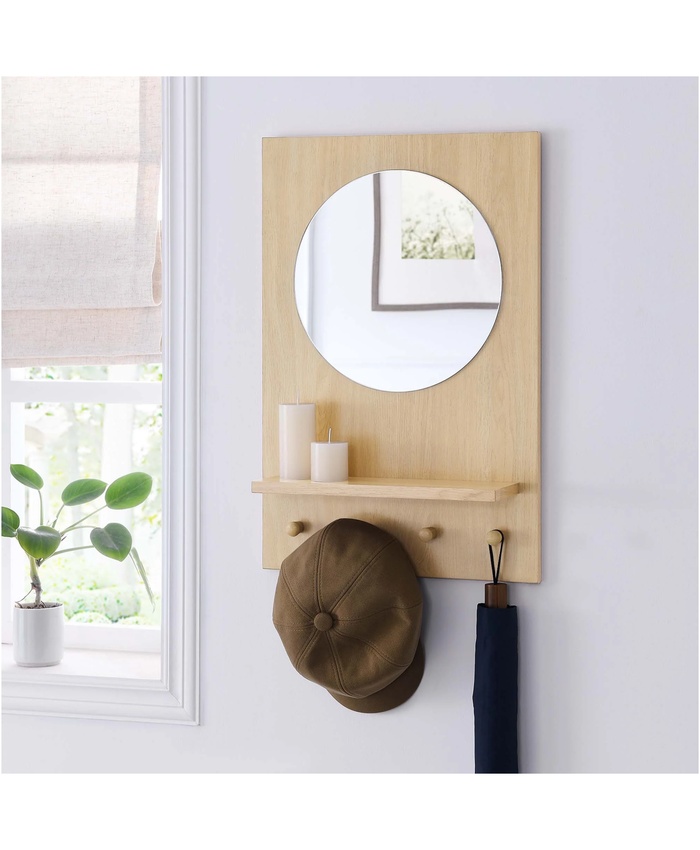 Glint Mirror In Oak