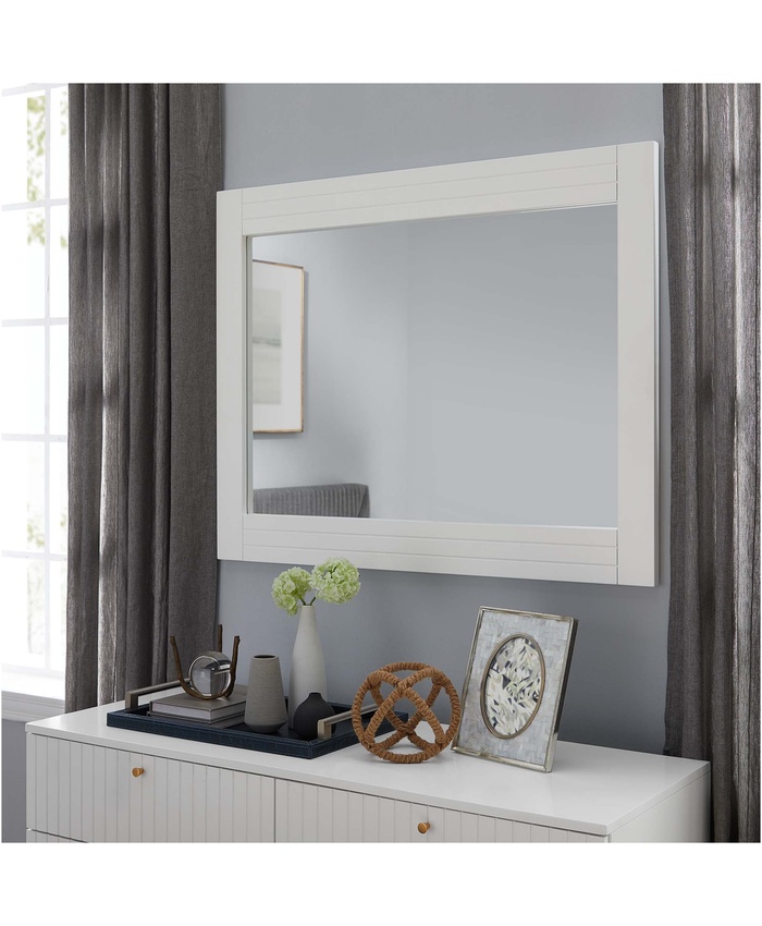 Dakota Mirror In White