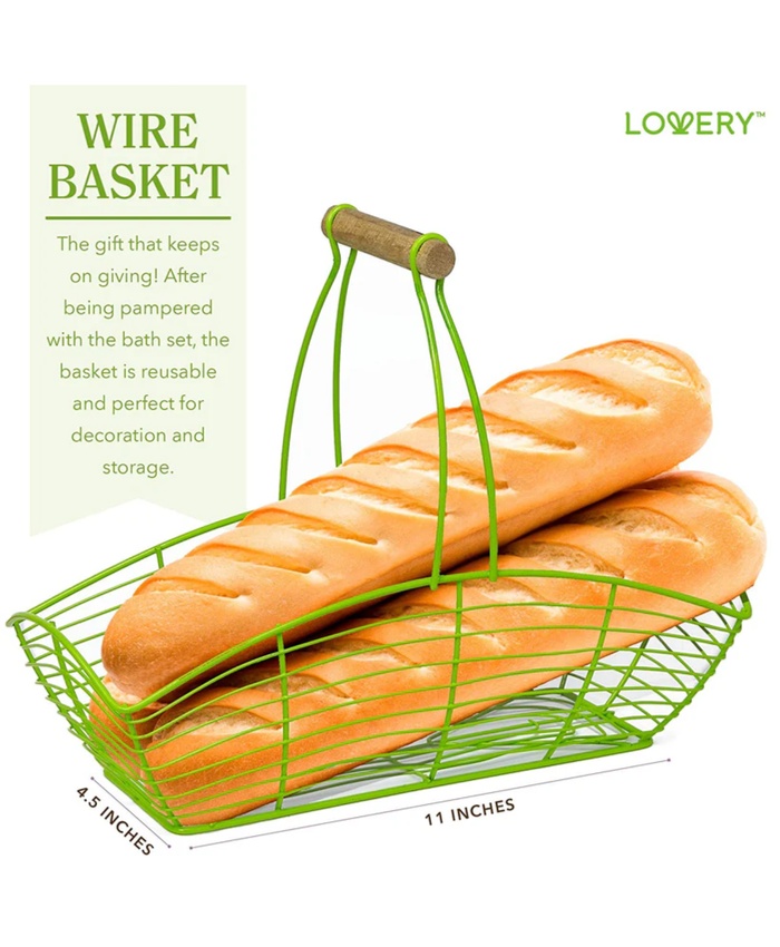 Magnolia and Jasmine Home Bath Set - 13Pc Body Care Spa Kit