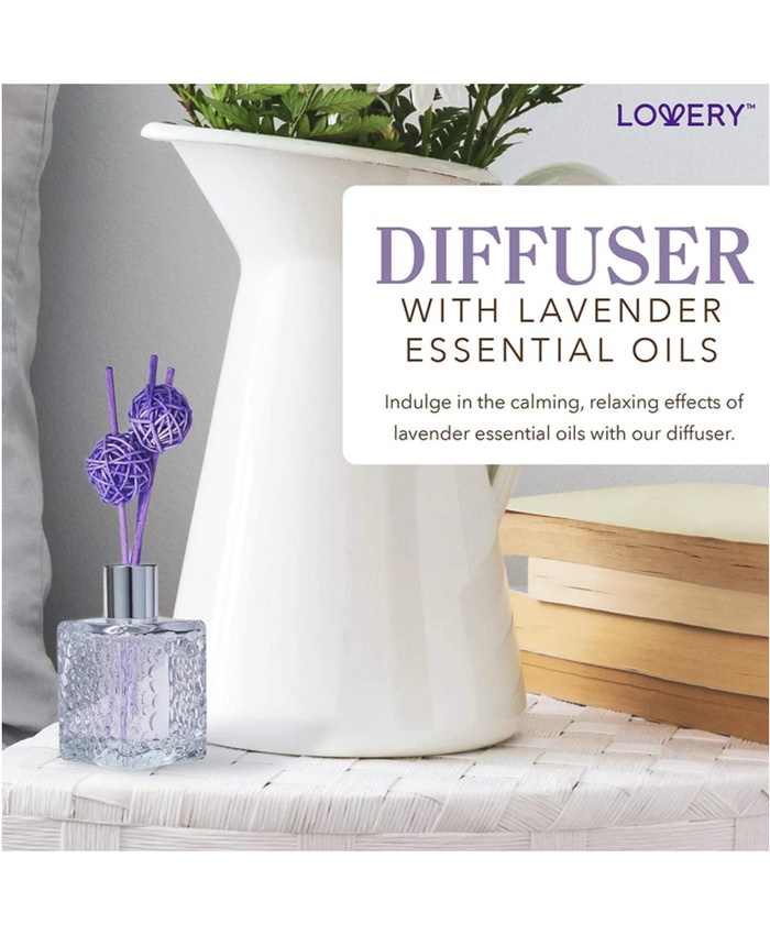 Honey Lavender Home Bath Gift Set -15Pc Relaxation Gifts