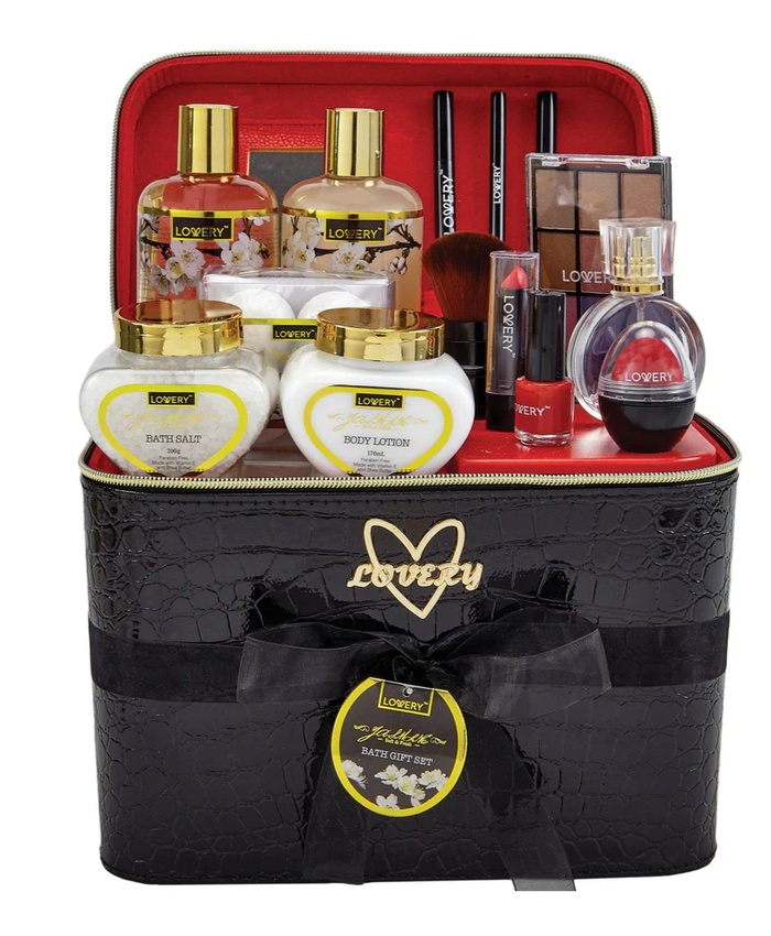 Jasmine Makeup And Spa Kit - 30Pc Bath And Body Set