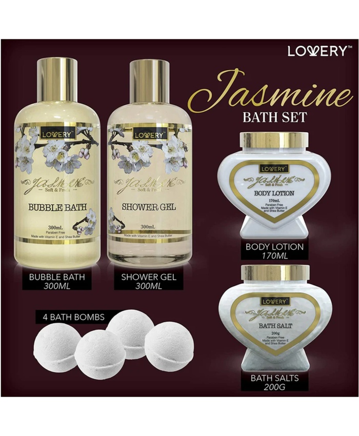 Jasmine Makeup And Spa Kit - 30Pc Bath And Body Set