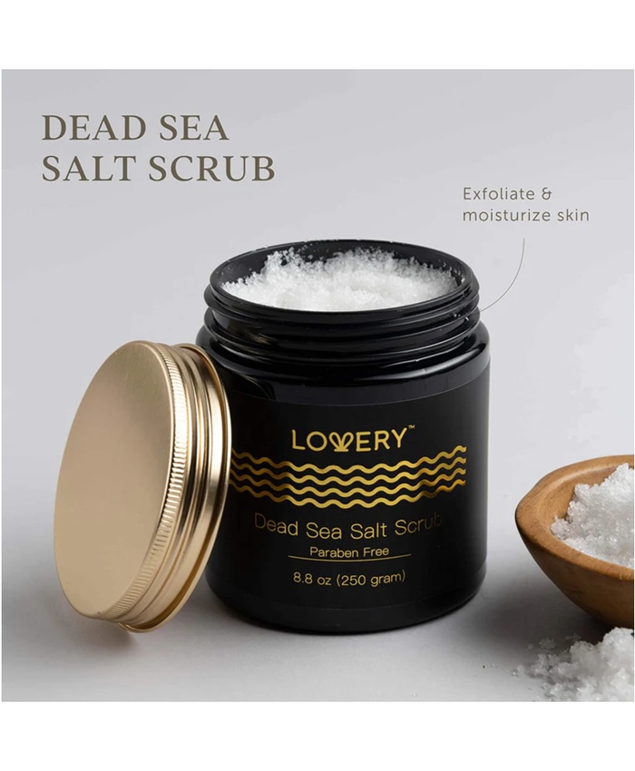 Dead Sea Minerals Home Bath Gift Box - 5Pc Spa Kit