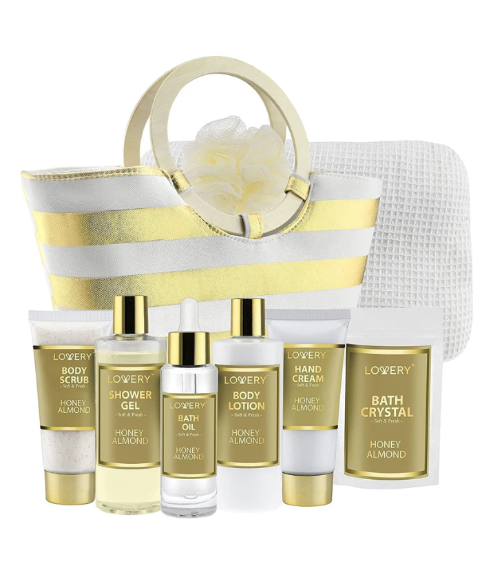 Honey Almond Home Spa Gif