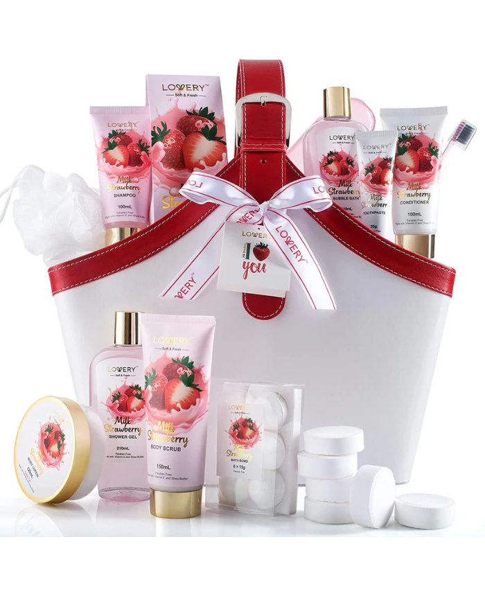 Strawberry Milk Home Bath