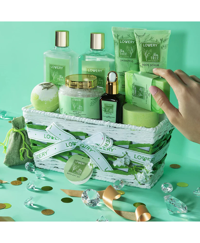Tea Tree Spa Bath Set - 15Pc Aromatherapy Gift