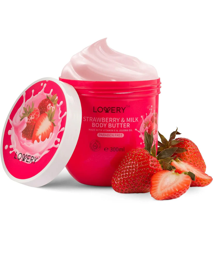 Strawberry Milk Body Butter - 12oz Whipped Cream