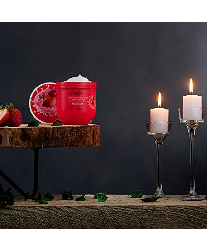 Strawberry Milk Body Butter - 12oz Whipped Cream