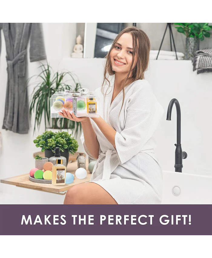Bath Bombs Gift Set - 12Pc Home Spa Kit