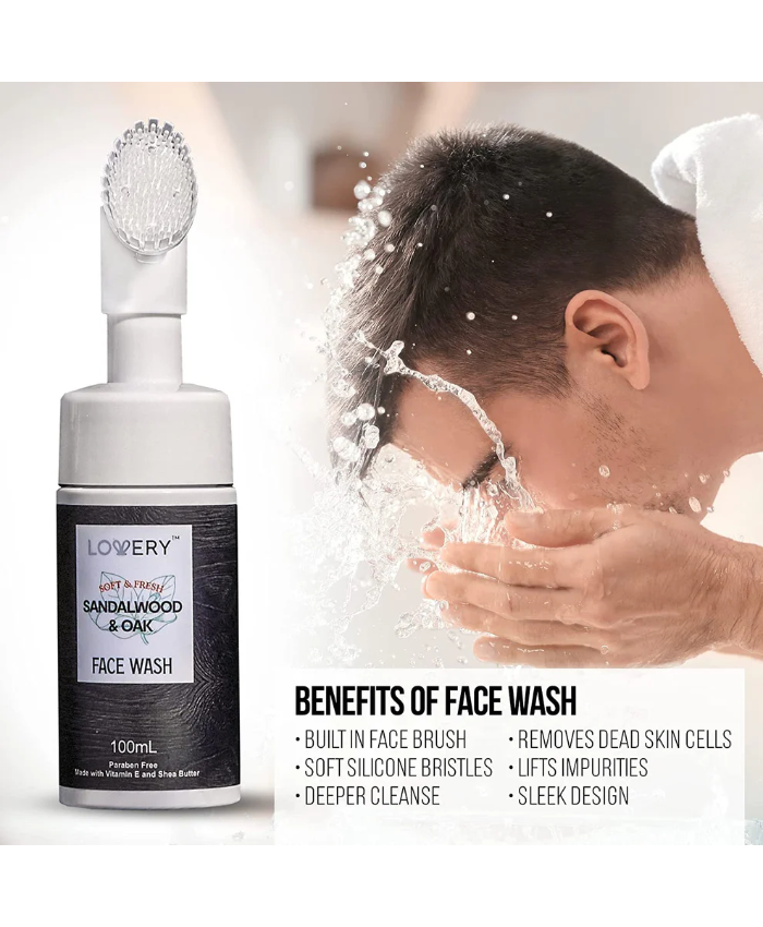 Sandalwood Oak Home Bath Set - 9Pc Body Care Kit