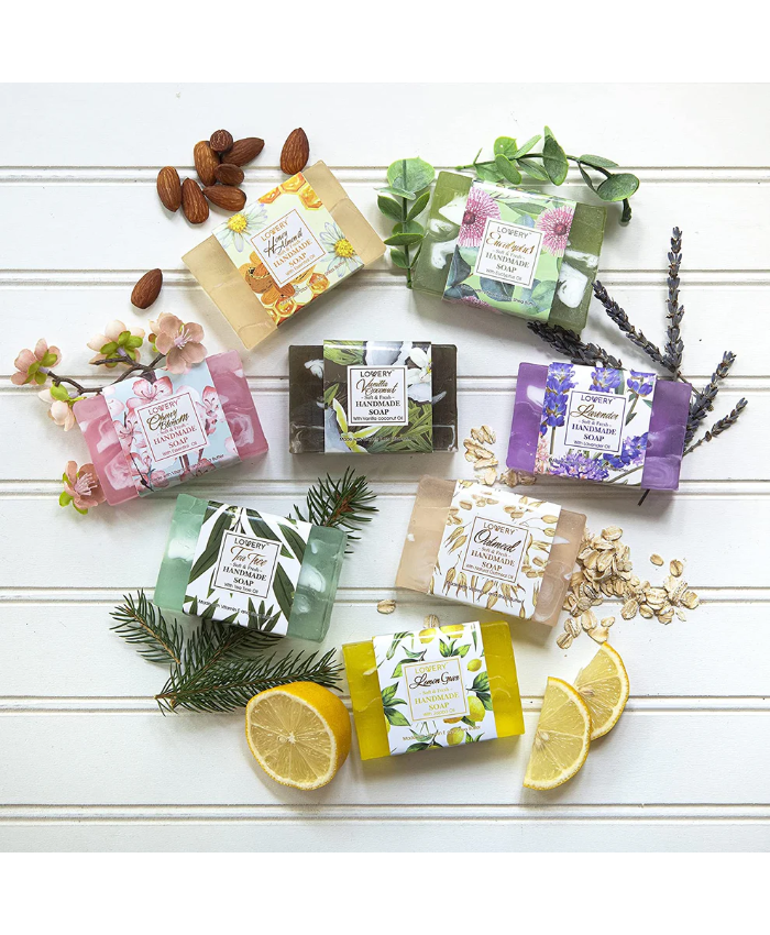 Handmade Soap Set - 8Pc Variety Pack Bath Gift