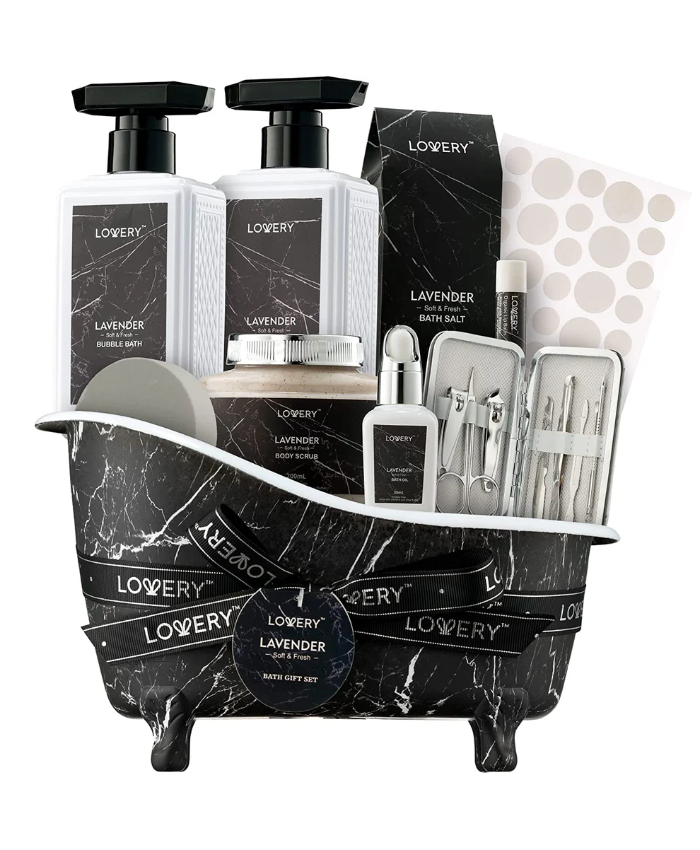 Bath and Body Gift Set - 18Pc Self Care Basket