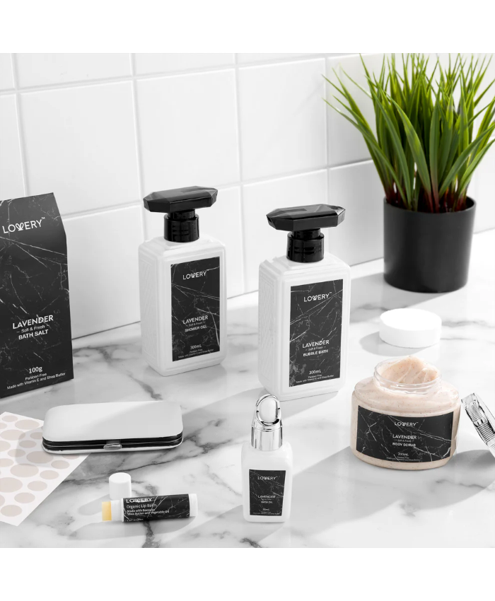 Bath and Body Gift Set - 18Pc Self Care Basket