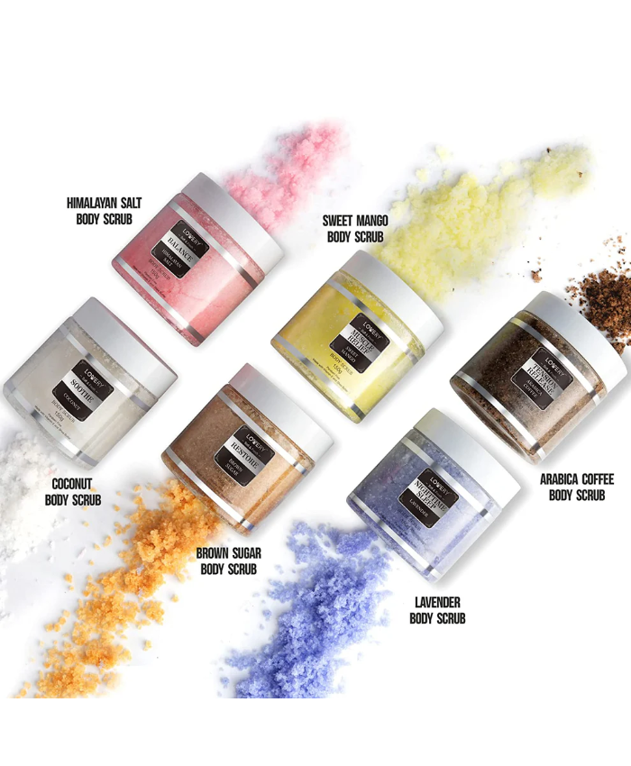 Body Scrub Gift Set - Marble Exfoliating Spa Salts