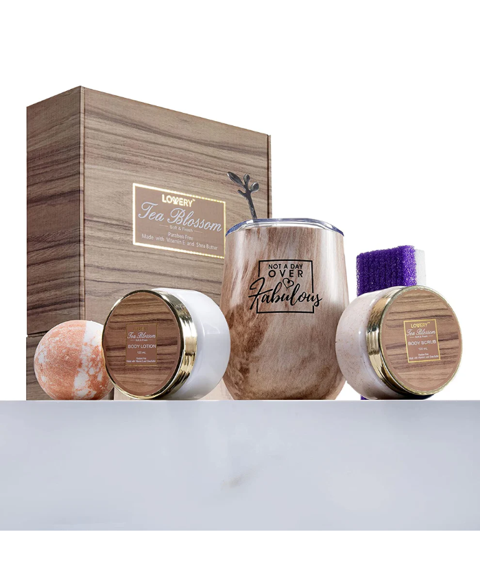 Tea Blossom Care Package - 8Pc Personalized Gift Set