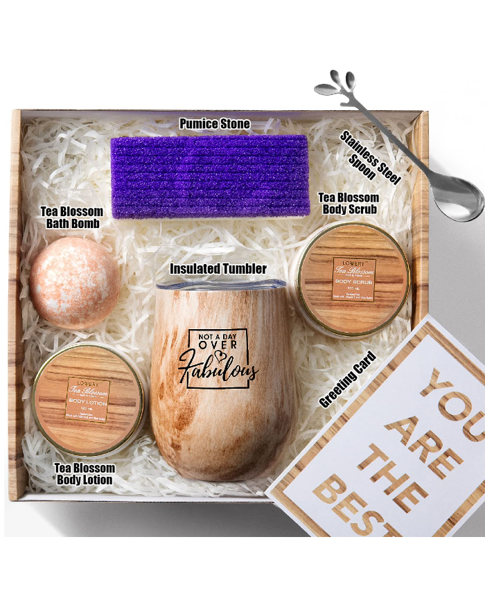Tea Blossom Care Package - 8Pc Personalized Gift Set