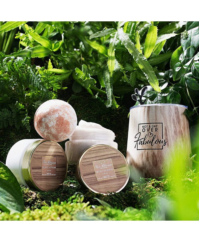 Tea Blossom Care Package - 8Pc Personalized Gift Set