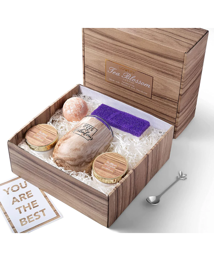 Tea Blossom Care Package - 8Pc Personalized Gift Set