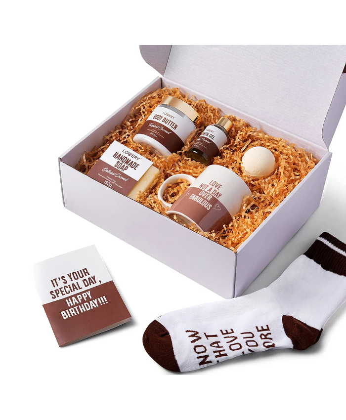 Birthday Gift Box - 9Pc Inspirational Spa Set