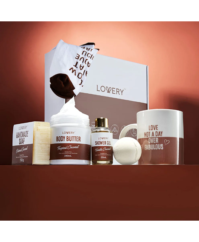 Birthday Gift Box - 9Pc Inspirational Spa Set