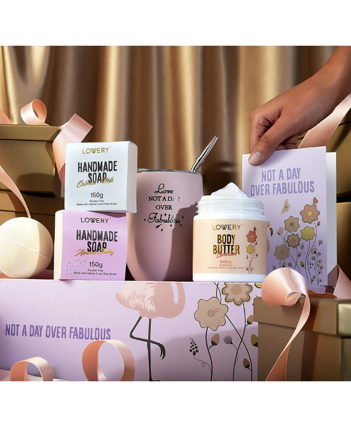 Handmade Selfcare Gift Box - 8Pc Relaxing Spa Kit