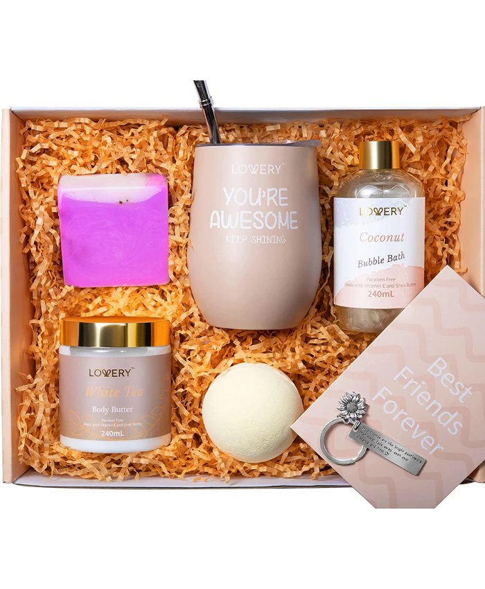Best Friends Handmade Box - 8Pc Friendship Spa Set