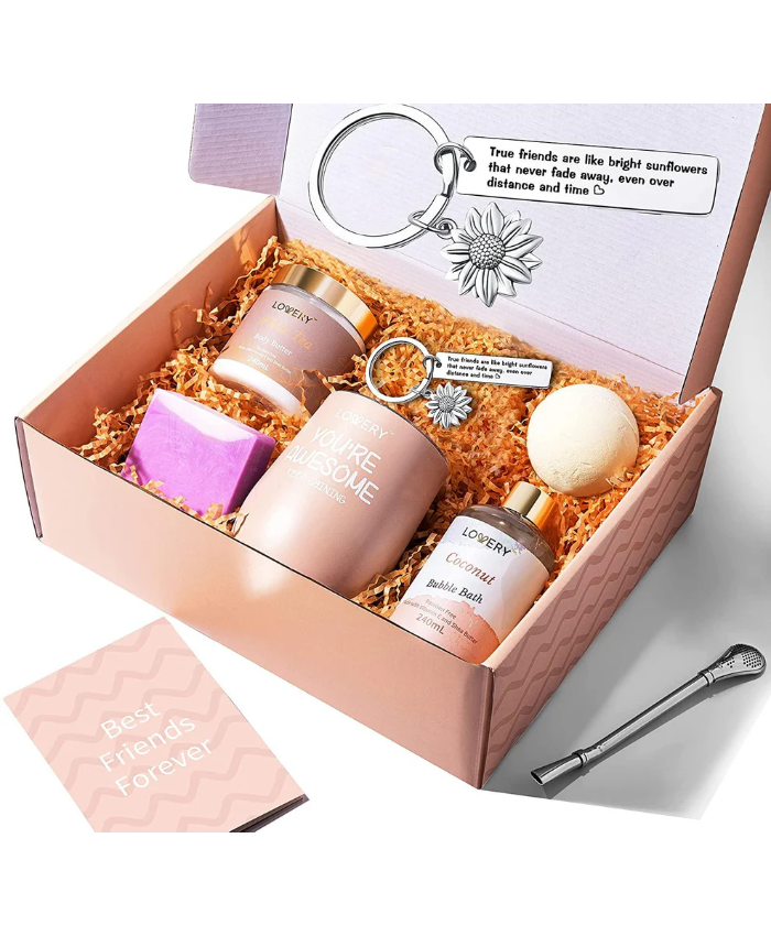 Best Friends Handmade Box - 8Pc Friendship Spa Set