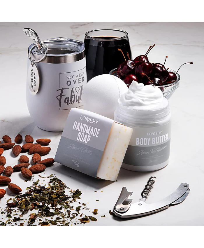 Personalized Wine Gifts - 9Pc Inspirational Bath Set