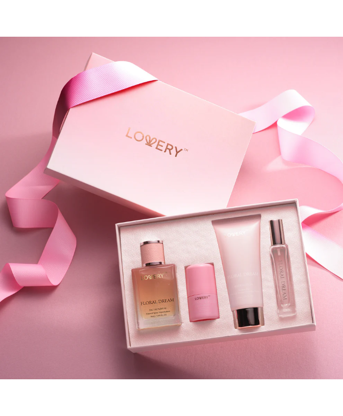 Floral Dream Bath And Body Care - 4pc Womens Gift Set