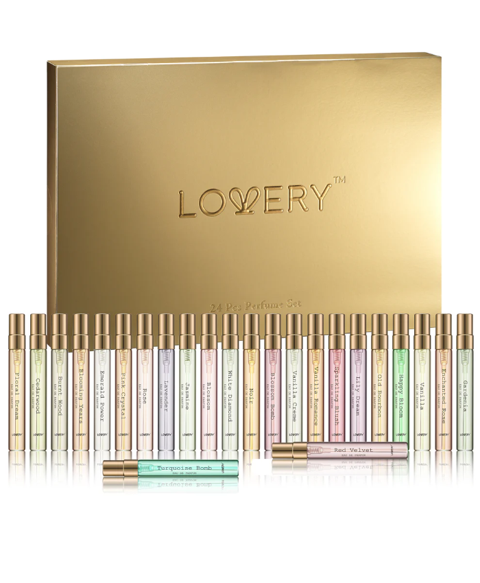 Perfume Gift Box - 24pc Perfume Gift Set For Women & Men
