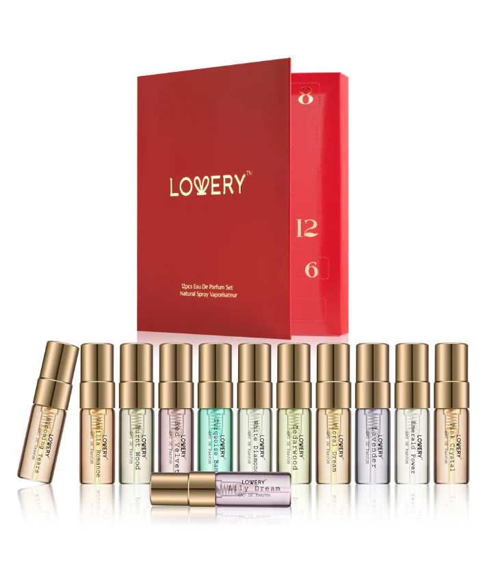Perfume Gifts for Women 2025 - 12pc Perfume Fragrance Advent Calendar Set