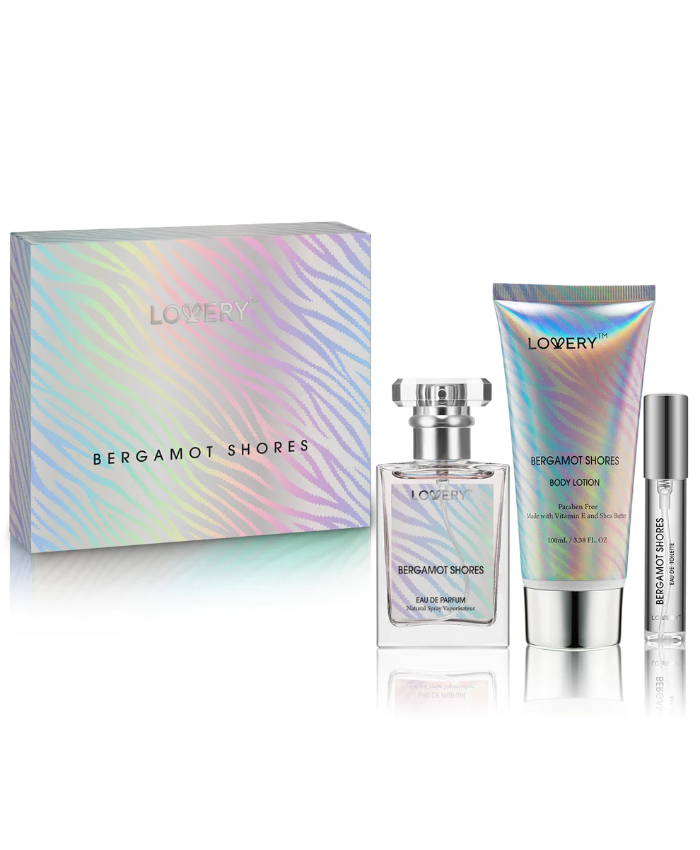Bergamot Shores Spa Kit -3pc Self Care Bath And Body Care