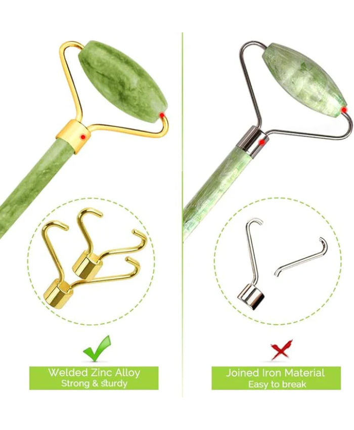 Jade Roller - Anti-Aging Face, Eye & Body Beauty Roller