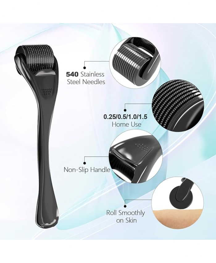 Micro Needle Derma Roller For Face And Body - Beard Care Tool